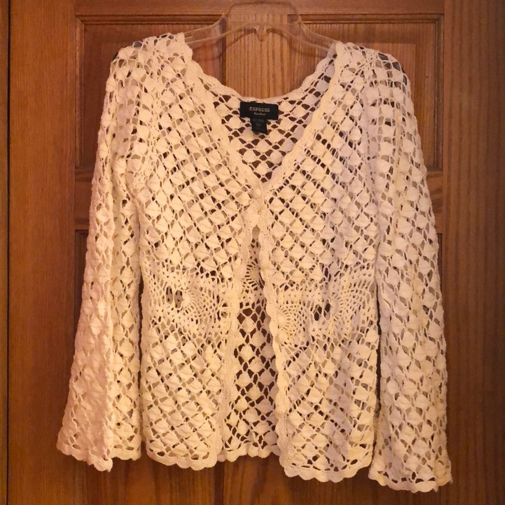 Crocheted cardigan